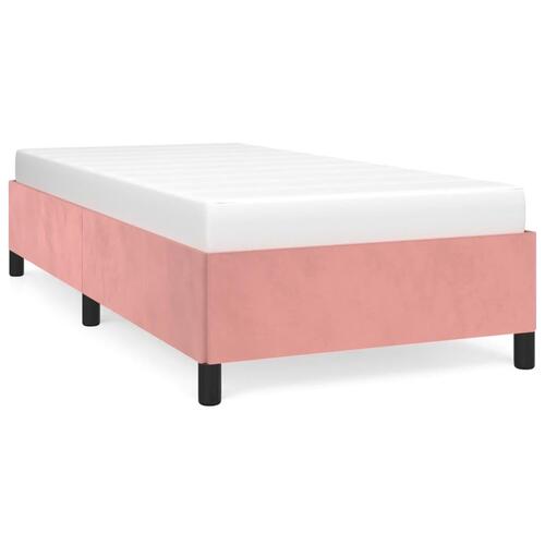Sengeramme 100x200 cm fløjl pink