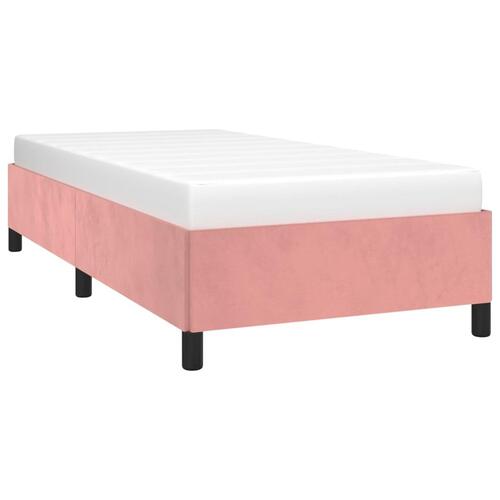 Sengeramme 100x200 cm fløjl pink
