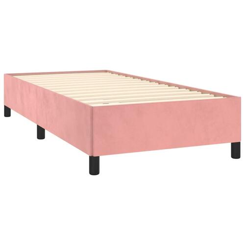 Sengeramme 100x200 cm fløjl pink