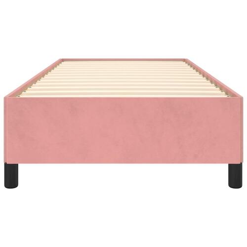 Sengeramme 100x200 cm fløjl pink