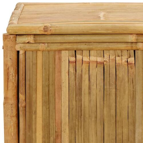 Opbevaringskasse til haven 60x52x55 cm bambus