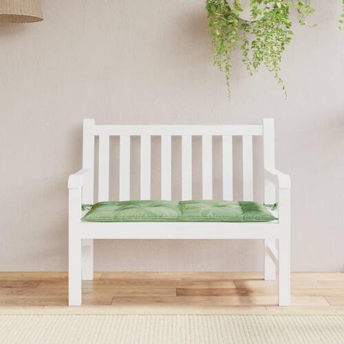 Hynde til havebænk 100x50x7 cm oxfordstof bladmønster