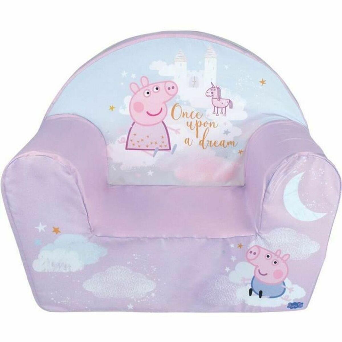 Børnelænestol Fun House Peppa Pig - 52 × 33 × 42 cm, malva