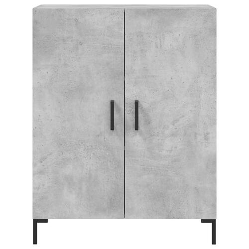 Skænk 69,5x34x90 cm konstrueret træ betongrå