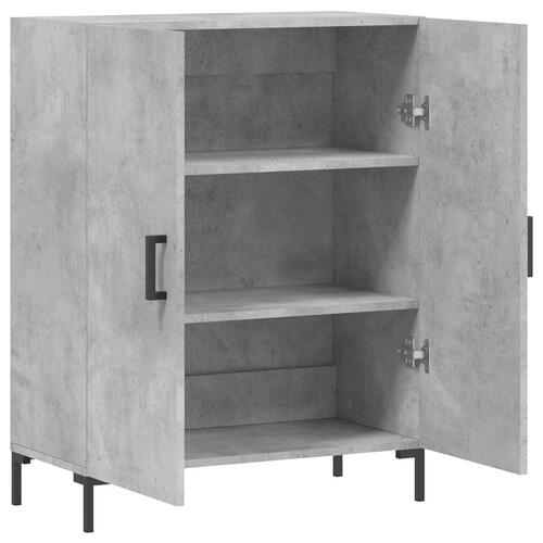 Skænk 69,5x34x90 cm konstrueret træ betongrå