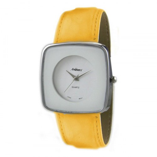 Arabians unisex armbåndsur DBP2045Y - gul rem, Ø 38 mm