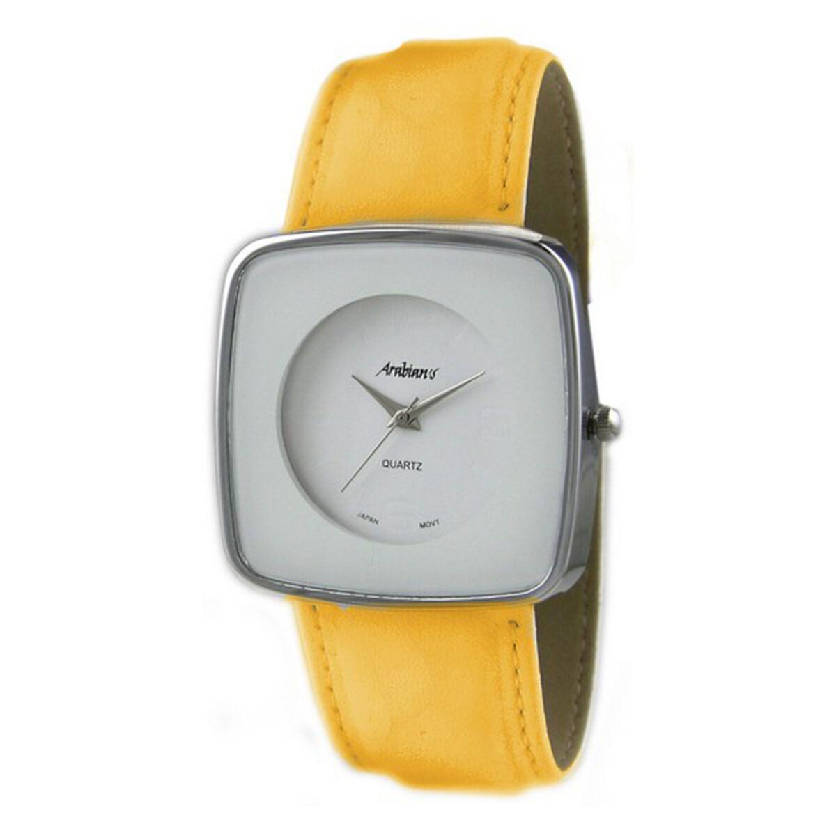 Arabians unisex armbåndsur DBP2045Y - gul rem, Ø 38 mm