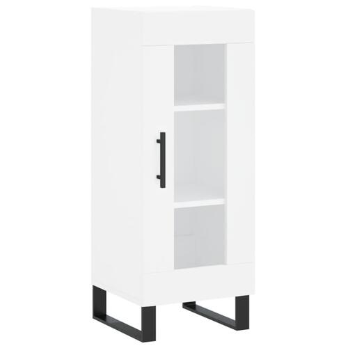 Skab 34,5x34x180 cm konstrueret træ hvid