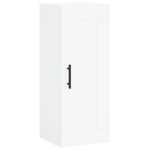 Skab 34,5x34x180 cm konstrueret træ hvid