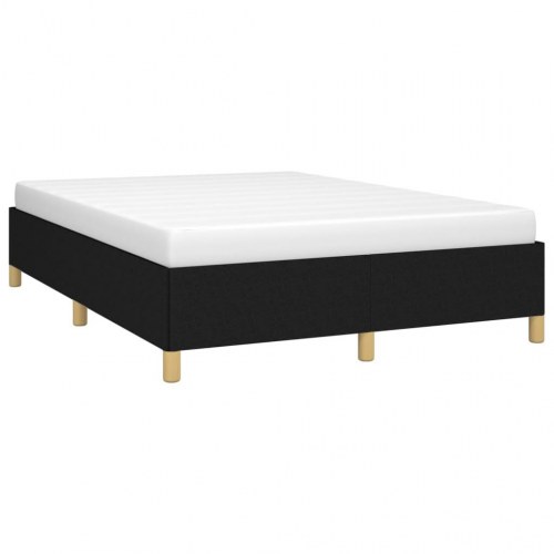 Sengeramme uden madras 140x190 cm stof sort