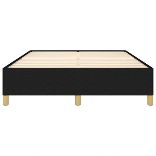 Sengeramme uden madras 140x190 cm stof sort