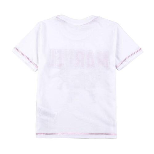 Børne Kortærmet T-shirt Marvel Hvid 10 år