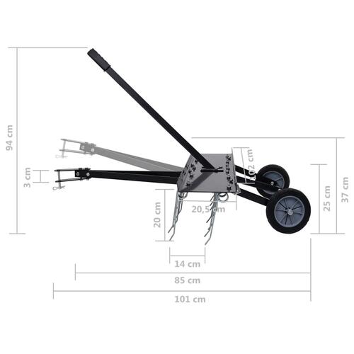Plænelufter til havetraktor 100 cm