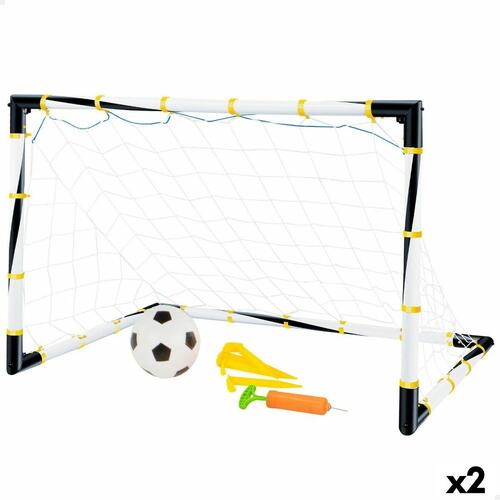 Fodboldmål Colorbaby Foldbar 100 x 70 x 70 cm (2 enheder)