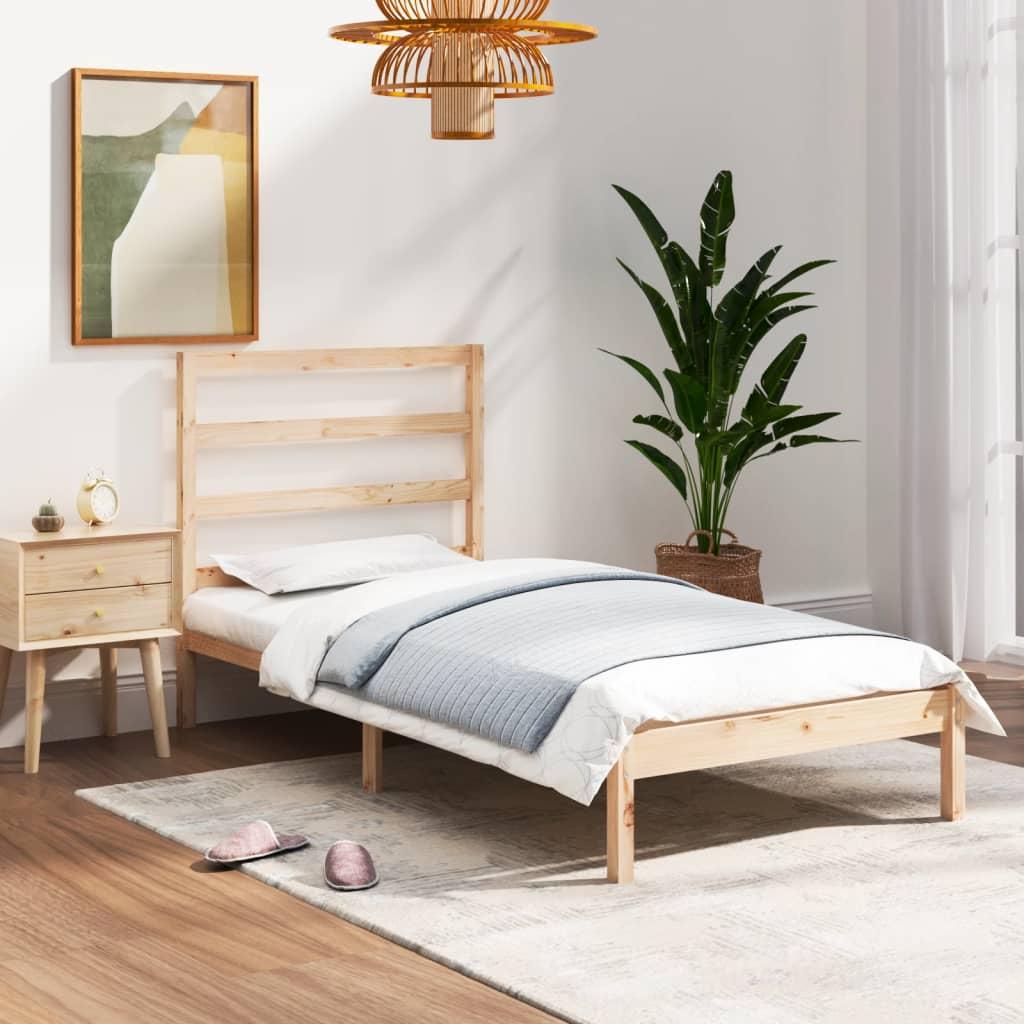 Sengeramme 90x190 cm massivt træ