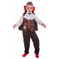 Kostume til børn 3-6 år Vampyr (4 Dele)