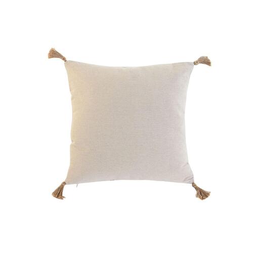 Pude Home ESPRIT Beige Natur Tropisk Boho 45 x 5 x 45 cm