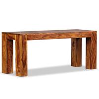 Bænk massivt akacietræ 110 x 35 x 45 cm