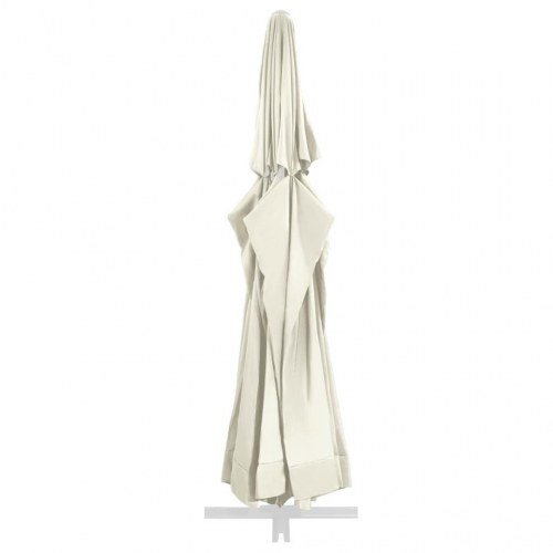 Udskiftningsdug til parasol 610 cm - sandfarvet polyester