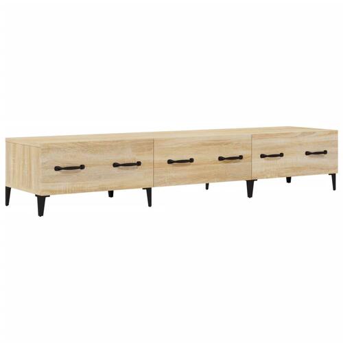 Tv-bord 150x34,5x30 cm konstrueret træ sonoma-eg