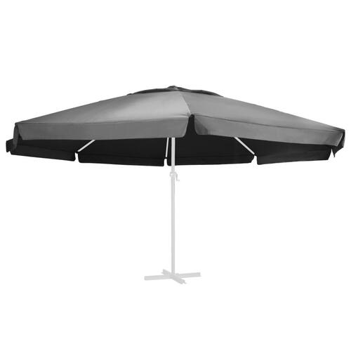 Udskiftningsdug til parasol 600 cm antracitgrå