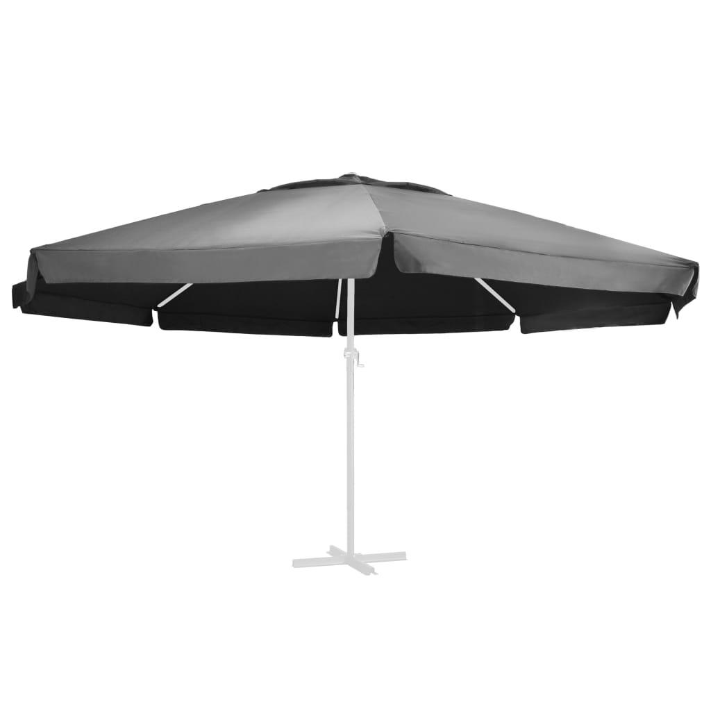 Udskiftningsdug til parasol 600 cm antracitgrå
