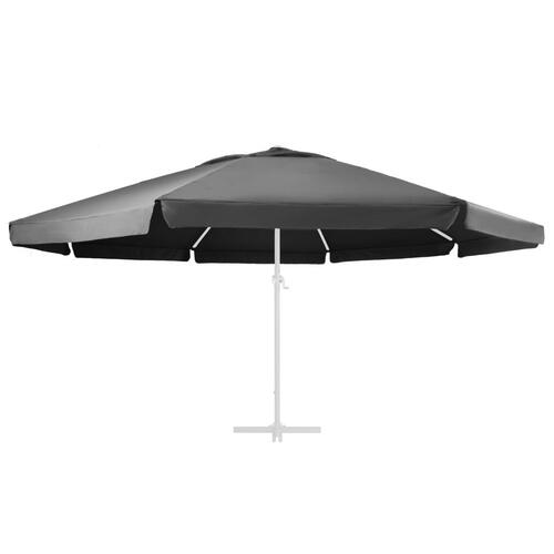 Udskiftningsdug til parasol 600 cm antracitgrå