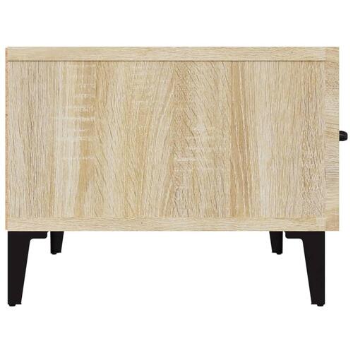 Tv-bord 150x34,5x30 cm konstrueret træ sonoma-eg