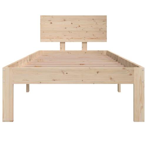 Sengeramme 75x190 cm massivt træ