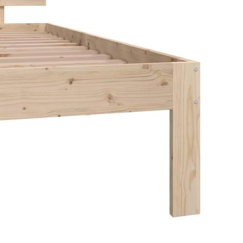 Sengeramme 75x190 cm massivt træ