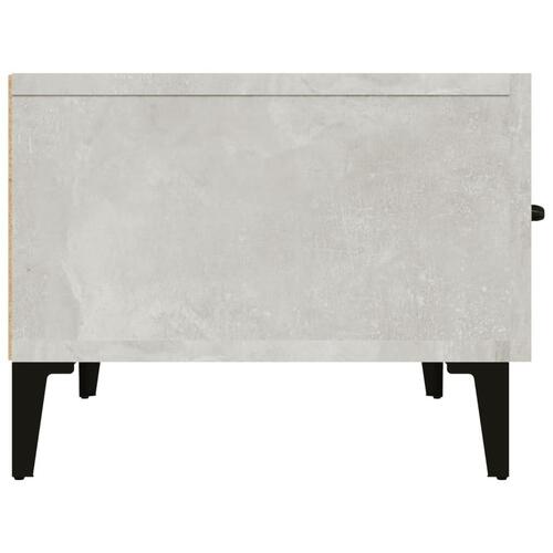 Tv-bord 150x34,5x30 cm konstrueret træ betongrå