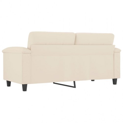 2-personers sofa i mikrofiber - beige