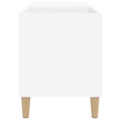 Vinylskab 84,5x38x48 cm konstrueret træ hvid