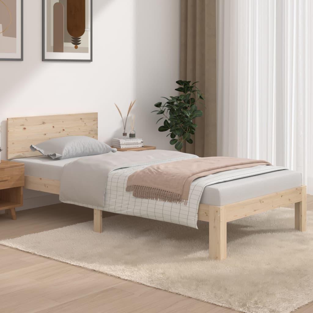 Sengeramme 90x190 cm massivt træ