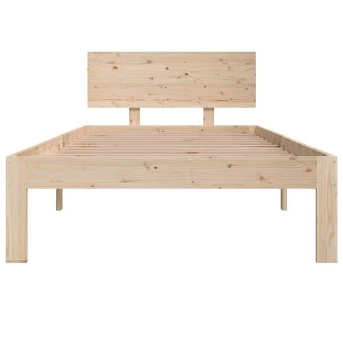 Sengeramme 90x190 cm massivt træ