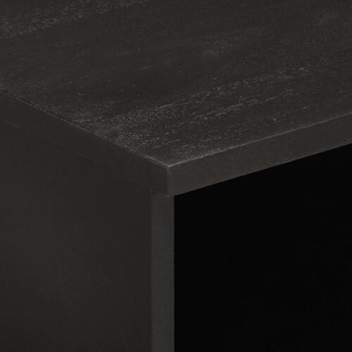 Tv-bord 100x33x46 cm massivt mangotræ sort