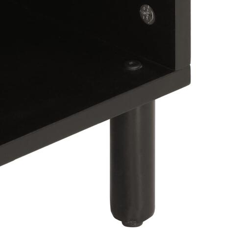 Tv-bord 100x33x46 cm massivt mangotræ sort