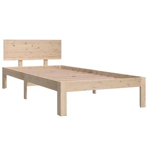 Sengeramme 90x200 cm massivt fyrretræ