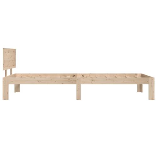 Sengeramme 90x200 cm massivt fyrretræ