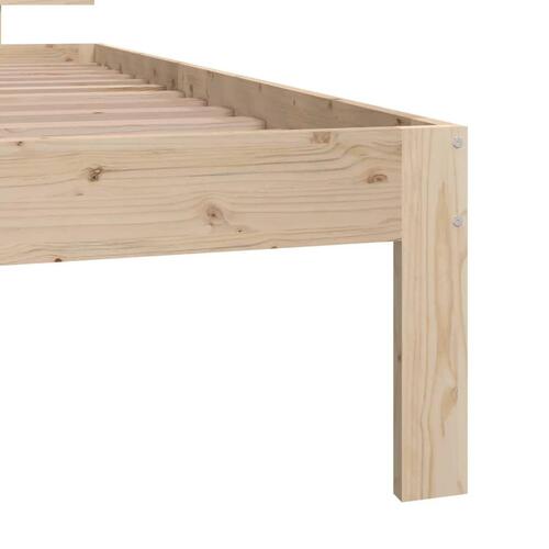 Sengeramme 90x200 cm massivt fyrretræ