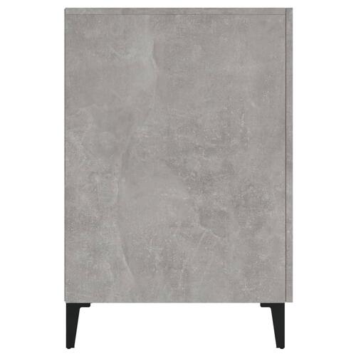 Skrivebord 140x50x75 cm konstrueret træ betongrå