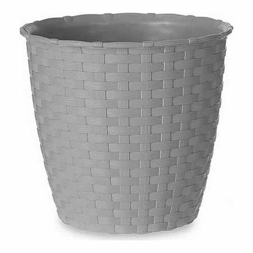 Urtepotte Stefanplast Grå Plastik 14 x 13 x 14 cm (12 enheder)