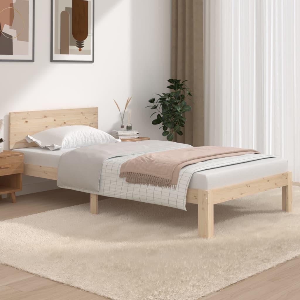 Sengeramme 100x200 cm massivt fyrretræ