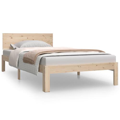 Sengeramme 100x200 cm massivt fyrretræ