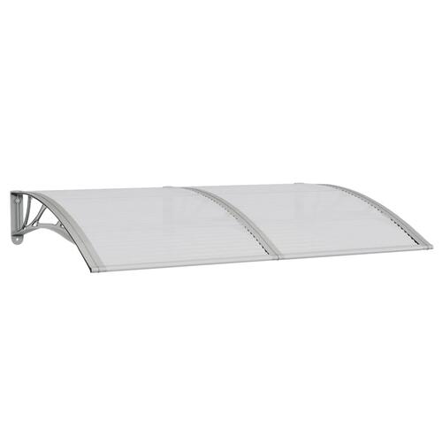 Dørbaldakin 150x100 cm polycarbonat grå