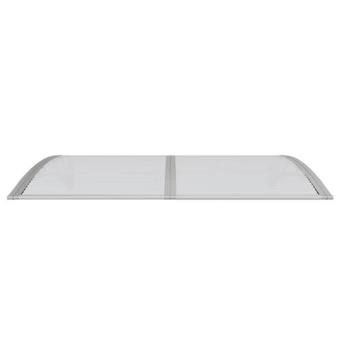 Dørbaldakin 150x100 cm polycarbonat grå