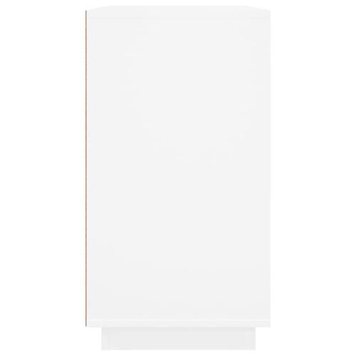 Skænk 80x34x75 cm konstrueret træ hvid