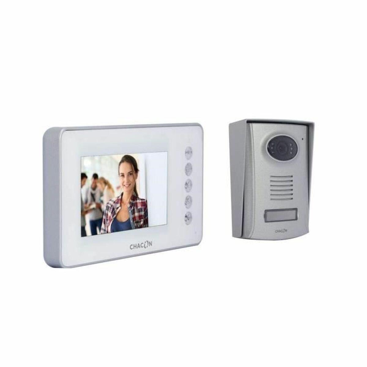 Chacon Intelligent dørtelefonanlæg 34801 - hvid, PVC/aluminium