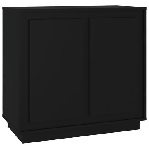 Skænk 80x34x75 cm konstrueret træ sort
