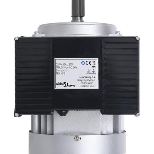 Enfaset elektrisk motor 2,2 kW/3 hk 2-polet 2800 o/m aluminium